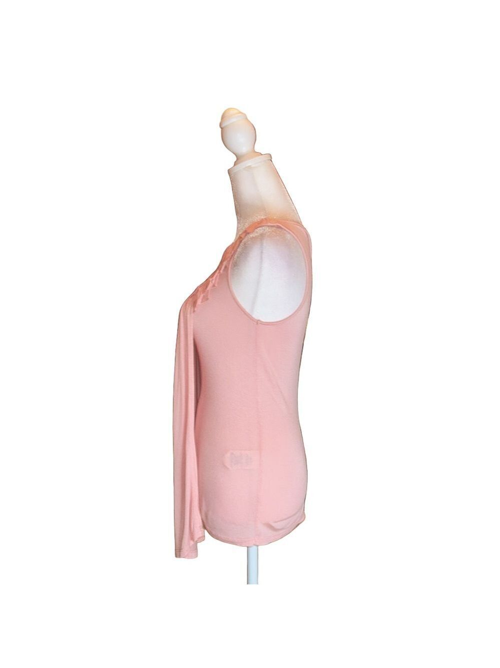 A/X ARMANI EXCHANGE Precious Peach Flowing Tank Top Size XS - Picture 6 of 10